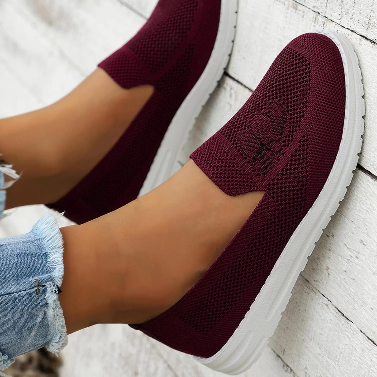 Wedge Sneakers for Women 2023 Zapatos Bajos De Fiesta para Mujer Elegantes Comodos Con Plataforma Black Sneakers for Women Fashionable Platform Wide Sneakers for Women Fashion Slip On Sneakers