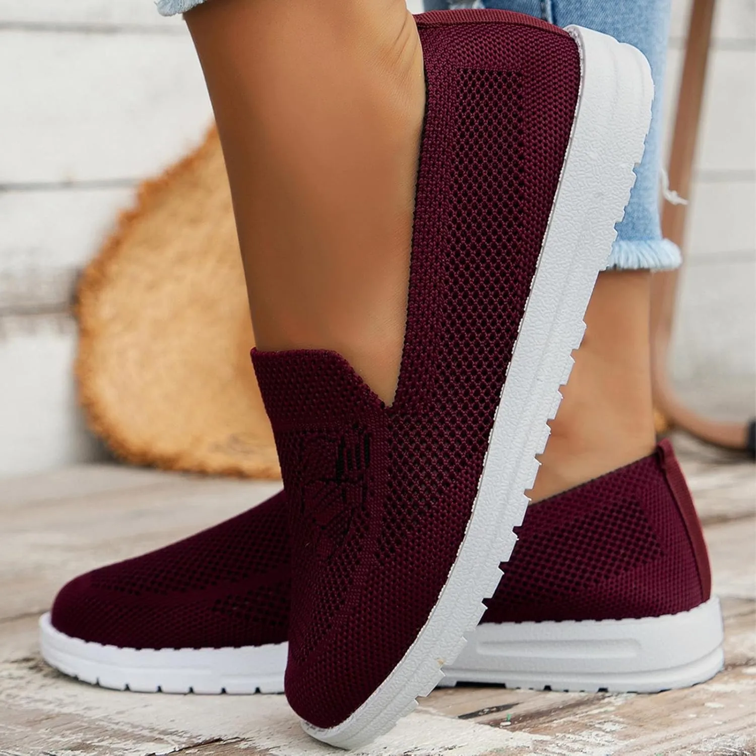 Wedge Sneakers for Women 2023 Zapatos Bajos De Fiesta para Mujer Elegantes Comodos Con Plataforma Black Sneakers for Women Fashionable Platform Wide Sneakers for Women Fashion Slip On Sneakers