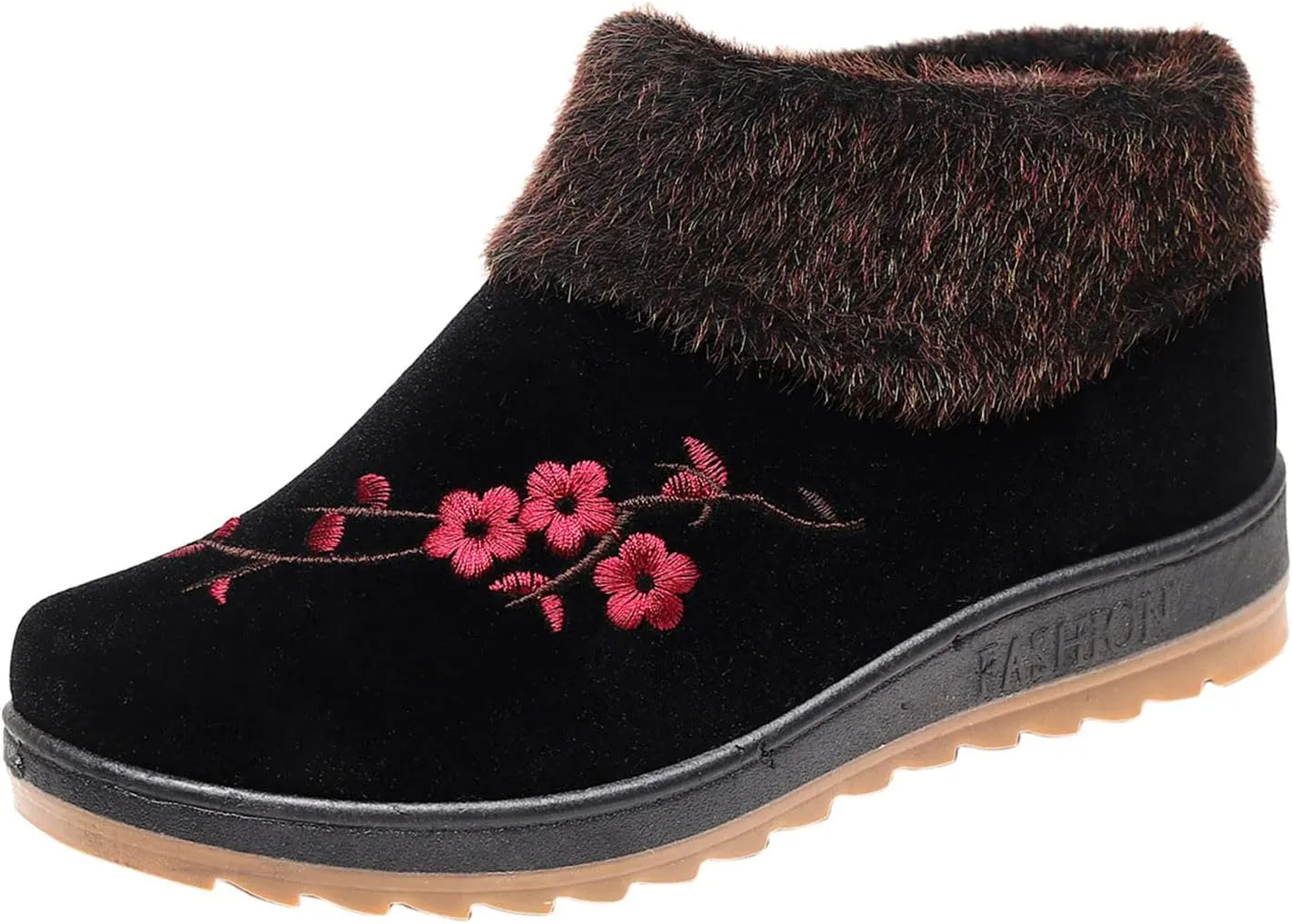 Winter Boots for Men Women's Snow Boots Size 8.5 Furry Boots Duck Boots Women's Classic Mini Boots Winter Suede Anti-Slip Ankle Snow Boots of Today