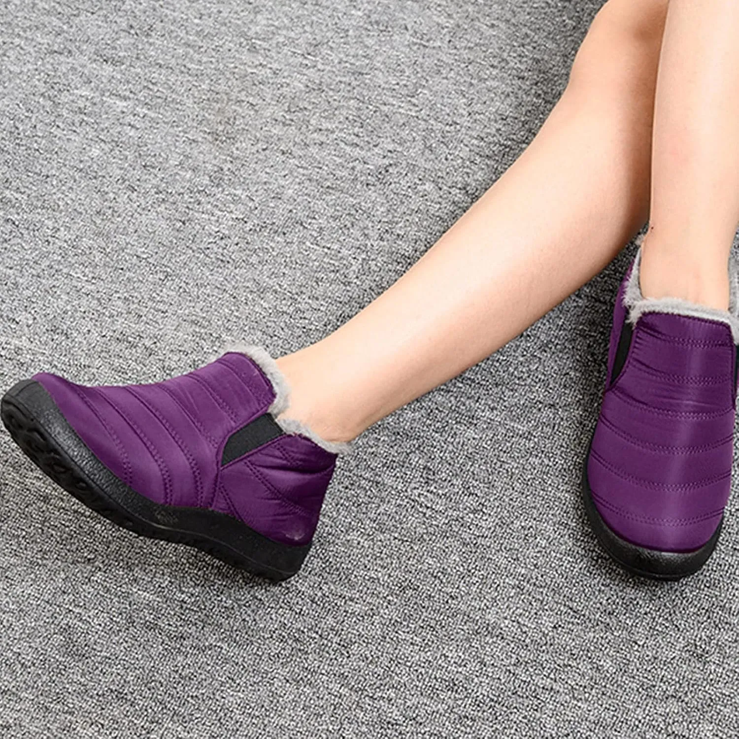 Winter Boots for Women Knee High Winter Long Boots for Women Waterproof Snow Snow Boots Size 7 Women Women Boots Winter Heels Womens Winter Hiking Boots Wide Width