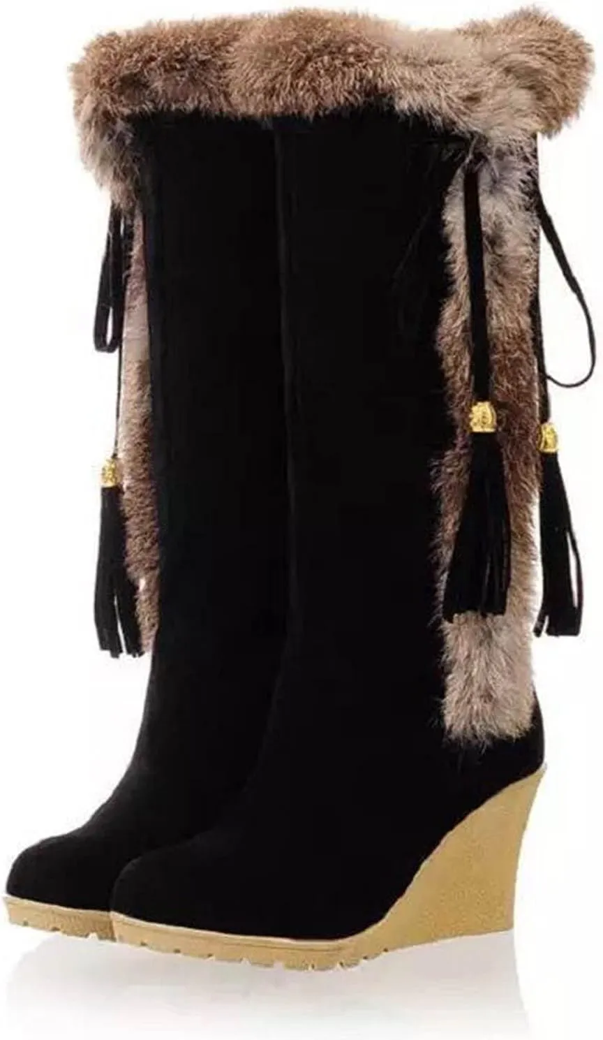 Winter Boots for Women Wide Width 11 Short Waterproof Winter Boots for Woman Womens Winter Boots Waterproof Warm Woman Winter Boots Knee High Wide Calf Snow Shoes for Women Extra Wide