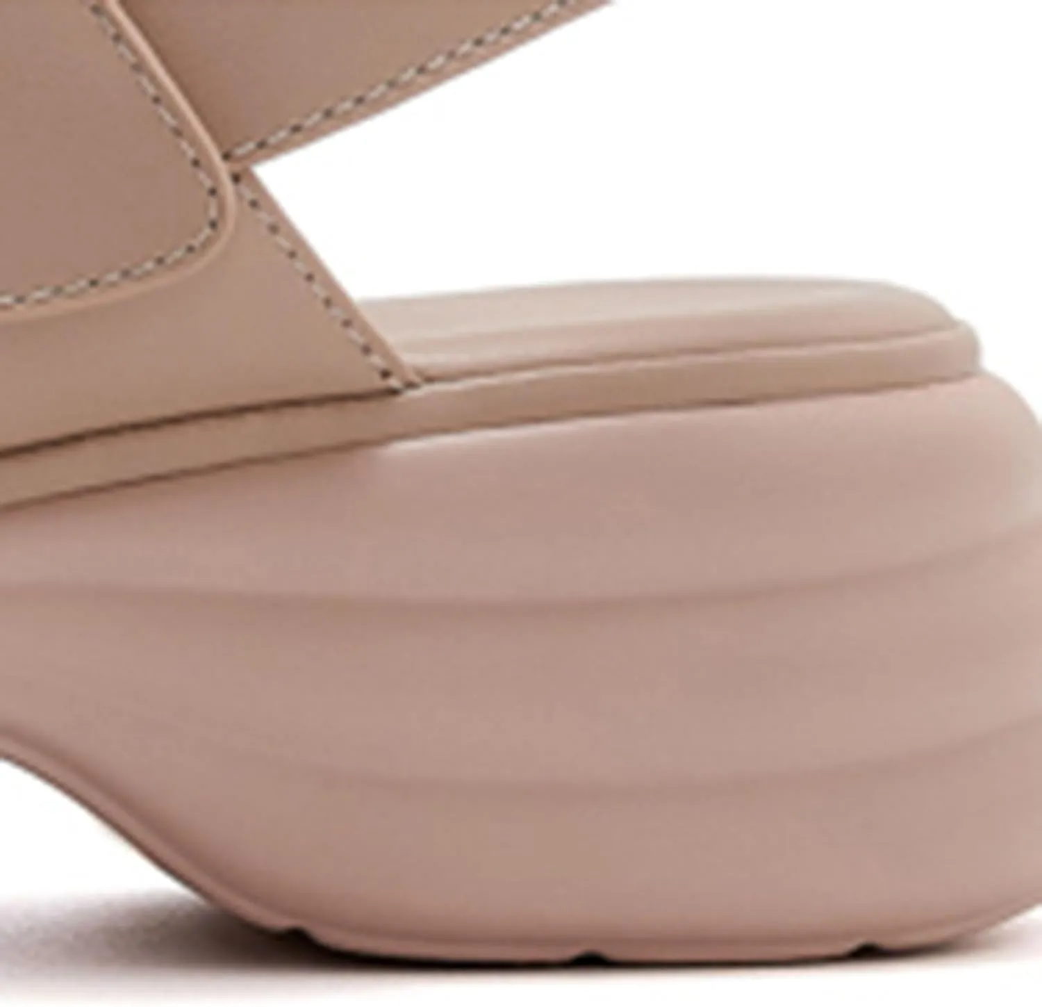 Women Platform Sandals Platform Flat Walking Sandals Comfortable Slip On Casual Summer Beach Slip On Shoes