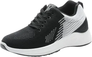 Womens Black Fashion Sneakers 2023 Slip On Walking Shoes for Women with Arch Support Black Sneakers for Women Slip On Casual Walking Sneakers for Women Trendy Slip On Walking Shoes Women Comfortable