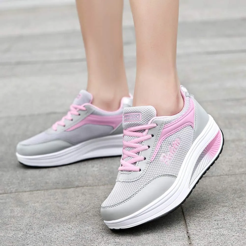 Women's Fashion Sneakers Red Comfy Shoes for Women Slip On Dressy All Black Dressy Sneakers for Women Womens Tennis Shoes Size 10 Trending Zapatos De Trabajo Para Mujer Antideslizante
