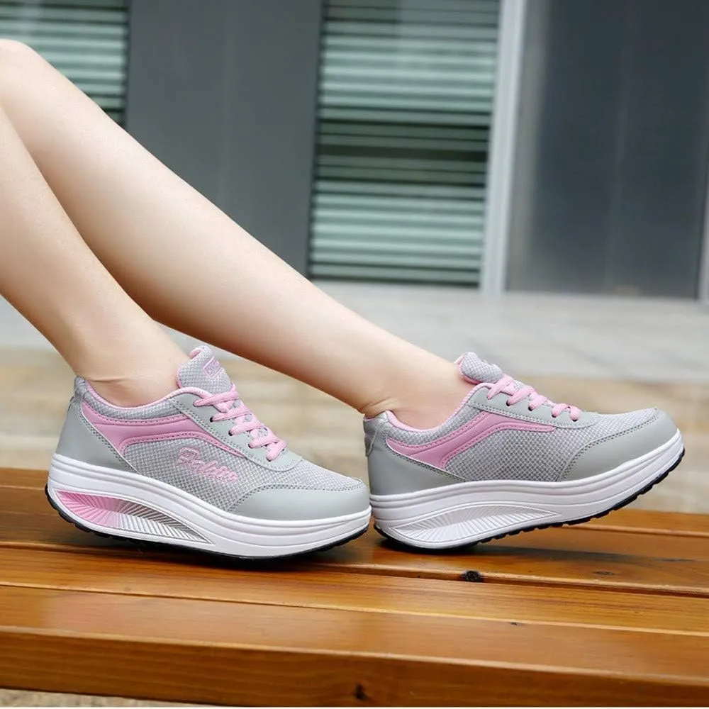 Women's Fashion Sneakers Red Comfy Shoes for Women Slip On Dressy All Black Dressy Sneakers for Women Womens Tennis Shoes Size 10 Trending Zapatos De Trabajo Para Mujer Antideslizante