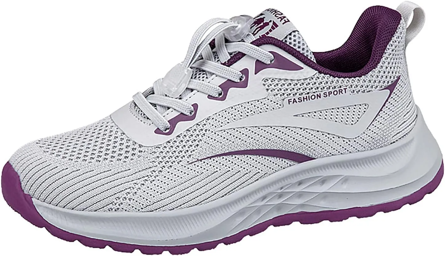 Women's Fashion Sport Breathable Mesh Platform Sneakers Comfy Shoes for Women Fall White Tennis Shoes Women Wide Width Wide Toe Box Casual Sneakers Women Zapatos Negros Para Mujer Elegantes Bajos