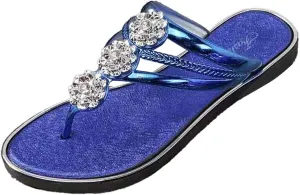 Womens Flip Flops Beach Comfort Thong Style Sandals in Summer Womens Wide Width Slippers with Arch Support