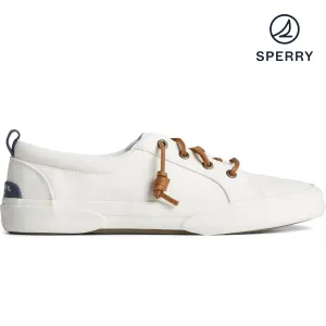 Women's Pier Wave Canvas Sneakers - White (STS85102)