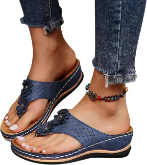 Womens Sandals Dressy, Womens Sandals Orthopedic Open Toe Sandals Retro Anti Slip Comfy Breathable Shoes