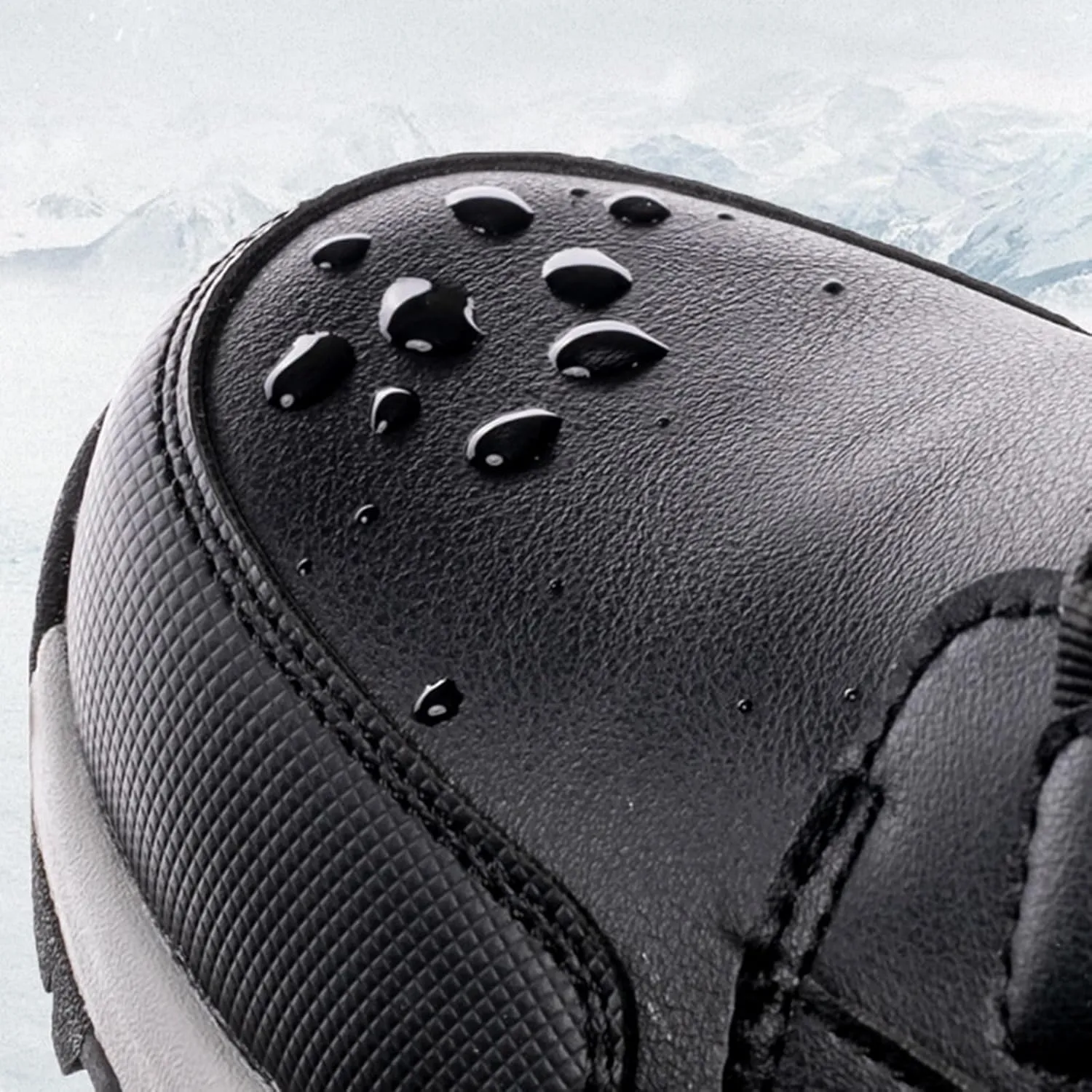 Womens Snow Boots Waterproof Non Slip Warm Fur Lined Lace Up Side Zipper Winter Men High Gang Boots Fashion Casual Comfortable Unisex Winter Hiking Sneakers ( Color : White , Size : 8.5 Women/7 Men )