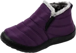 Women's Waterproof Hiking Snow Boots Womens Winter Boots Black Cute Winter Hiking Shoes for Women Waterproof Snow Wide Snow Boots for Women with Zipper Women's Tall Winter Boots Sales Clearance