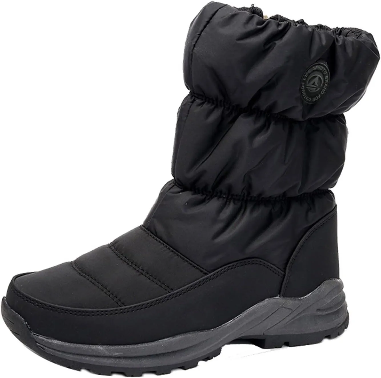 Womens Waterproof Winter Boots 10w Wide Calf Women's Winter Boots Waterproof Sexy Womens Wide Calf Pull on Snow Boots Womens Waterproof Boots Size 11 Womens Warm Winter Boots Wide Width