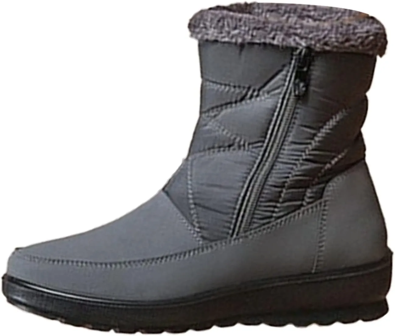 Womens Waterproof Winter Boots with Arch Support Wide Width Snow Boot Women Wide Women Winter Boots Slip on 8.5 Wide Snow Boots for Women with Zipper Women 9 Wide Winter Boot