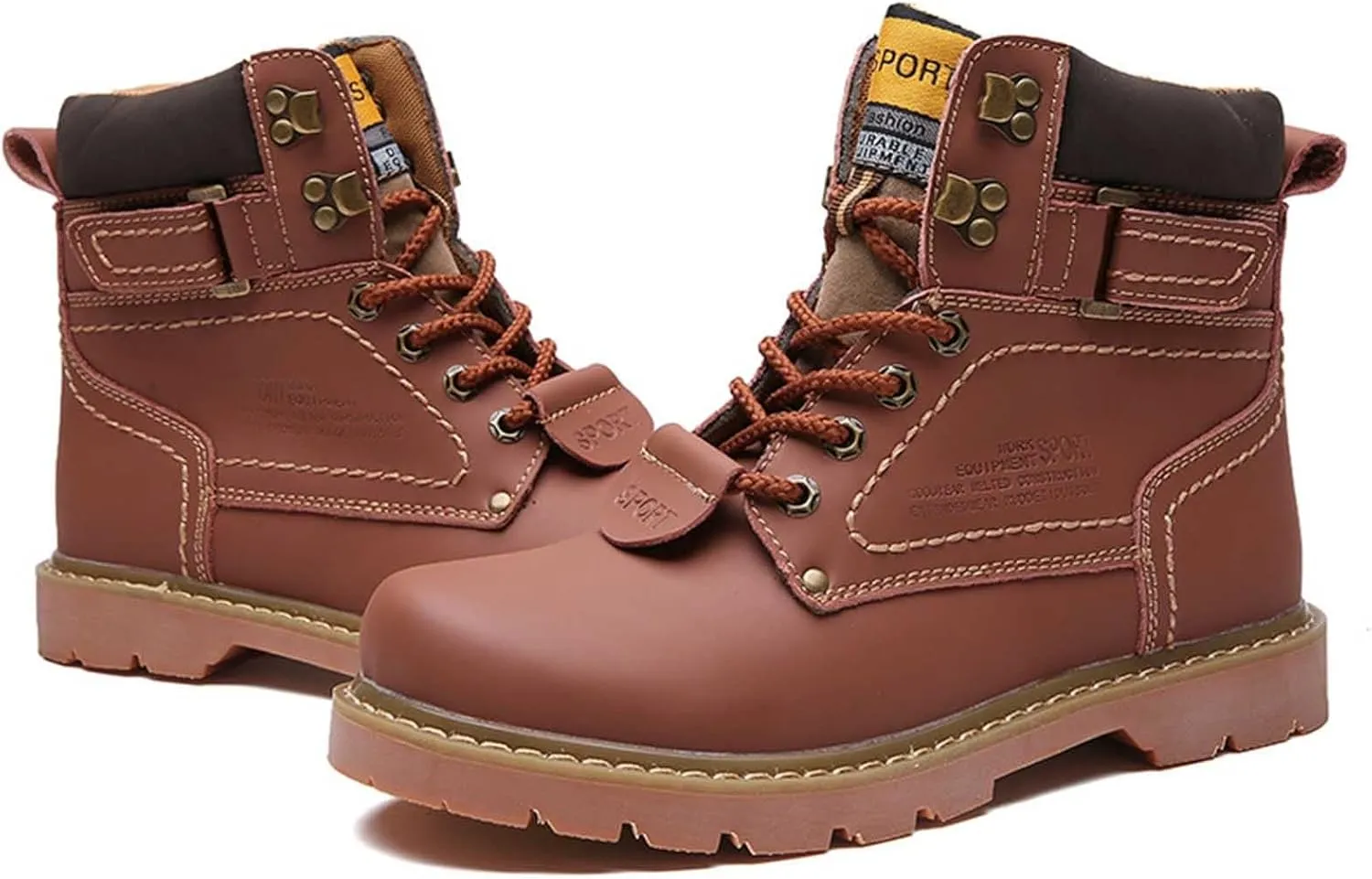 Work Boots for Men Soft Toe Hiking Sneakers Warm Booties Womens Safety Shoes Non Slip Waterproof Outdoor Shoes Lightweight Anti Slip Hike Grounded Footwear
